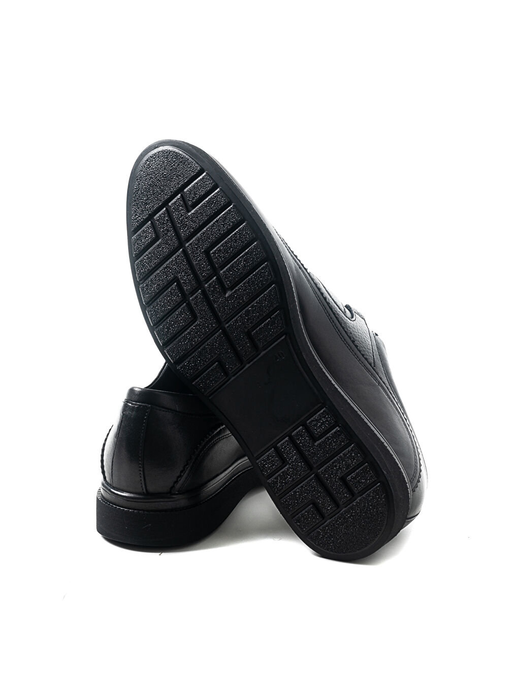 Siyah Erkek Oxford ( Klasik) KA-C4604 TEKSTIL CASUAL AYAKKABI SIYAH BRENIS+SİYAH ETO-4