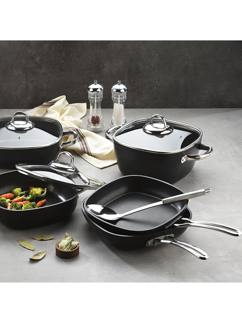 Siyah Gastronomie Master Granit Derin Tencere-26Cm-2