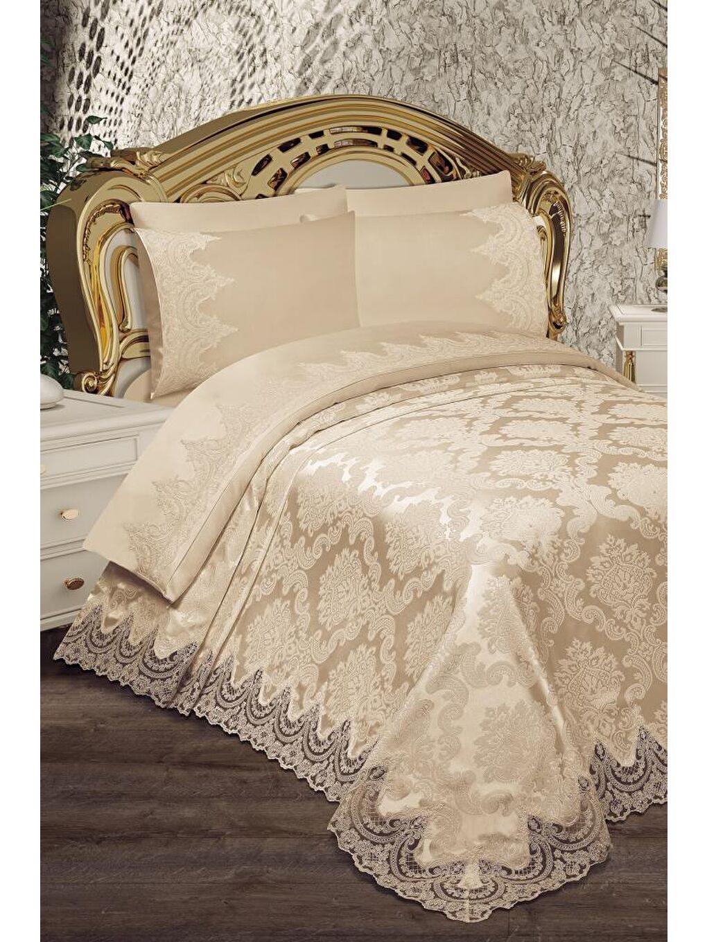 Kahverengi Alev Pike Takımı 6 Parça Cappucino