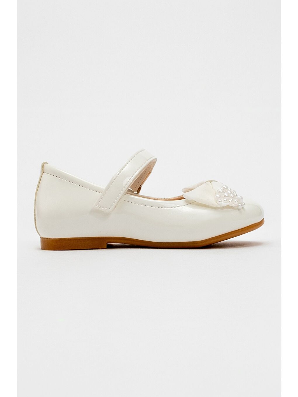 Kız Çocuk Beyaz Fashion Babet-3