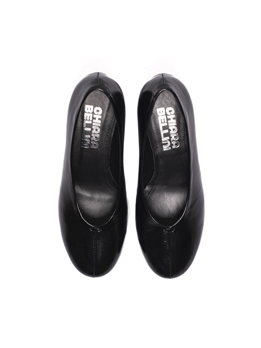 Siyah Kadın Topuklu/ Stiletto 645 01 Patent Leather Wrinkled Black C07-6