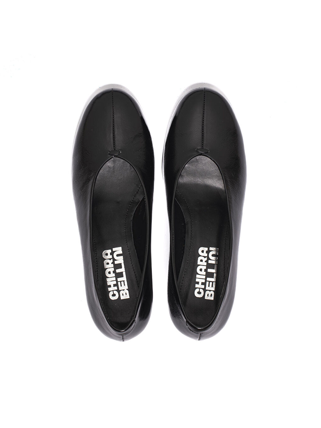 Siyah Kadın Topuklu/ Stiletto 645 01 Patent Leather Wrinkled Black C07-7