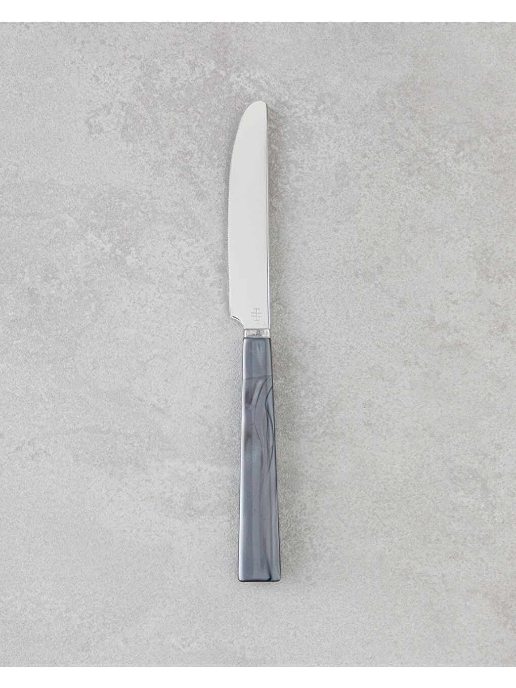 Diego Paslanmaz Çelik Çatal Kaşık Bıçak Takımı 18 Parça 6 Kişilik Siyah-3