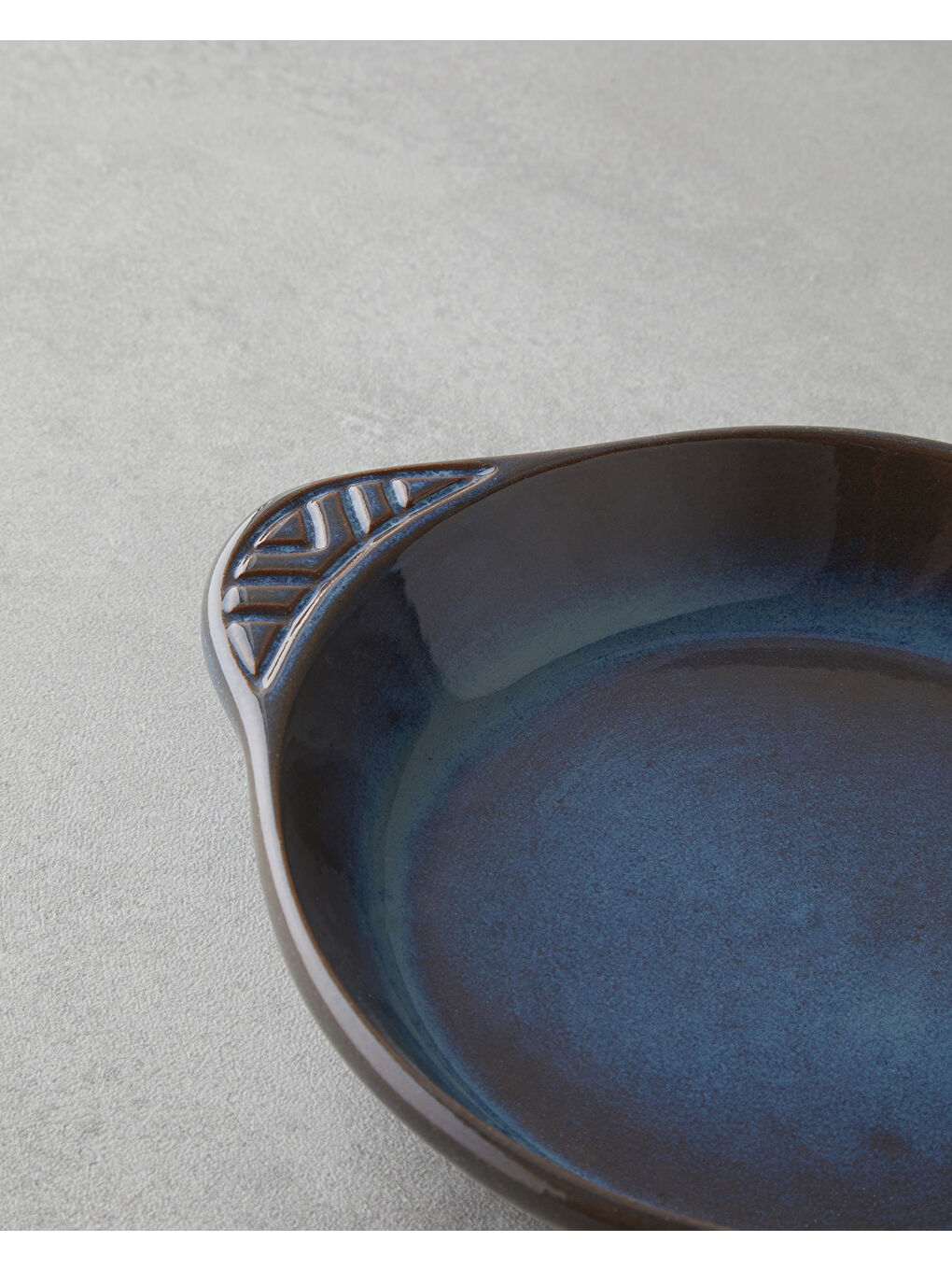 Lia Seramik Fırın Kabı 23,3x18,8x4 cm Mavi-2