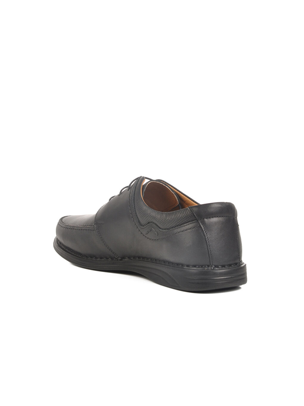 Siyah Hakiki Deri Erkek Casual Ayakkabı Kacper M-3