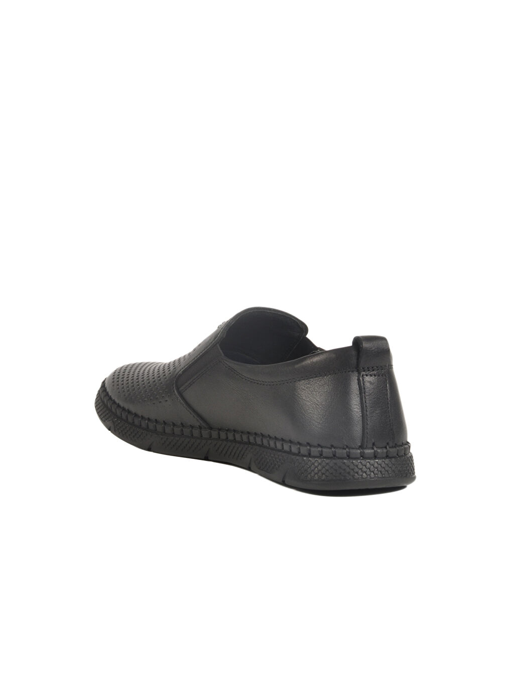 Siyah Hakiki Deri Erkek Casual Ayakkabı Lorenzo M-3