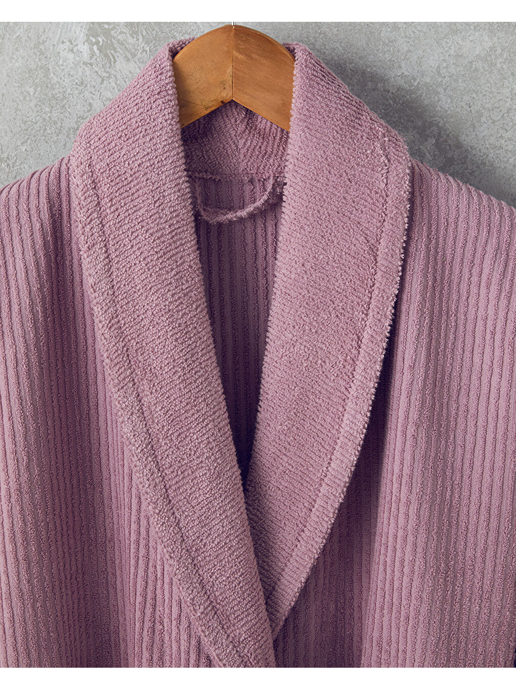 Summer Pamuklu Bornoz Lila-1