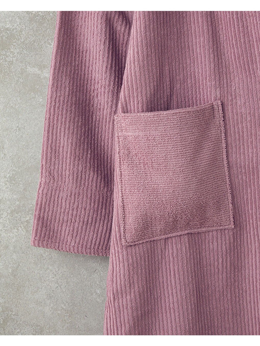 Summer Pamuklu Bornoz Lila-2