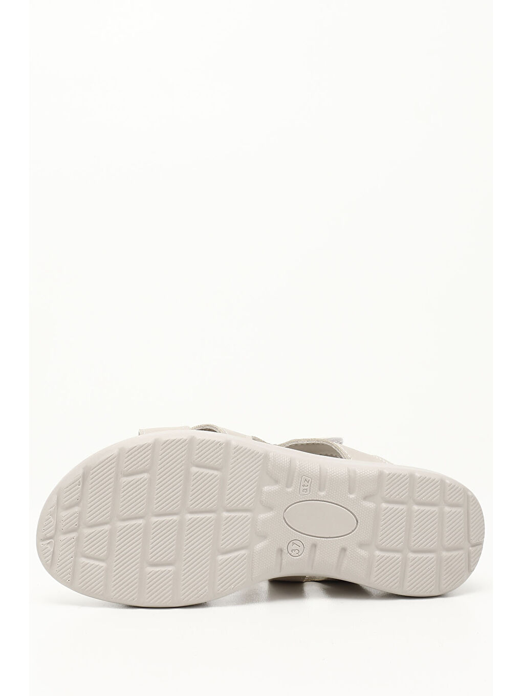 Bej Kadın BEJ-CAMEL Cırt Bantlı Comfort Sandalet-3