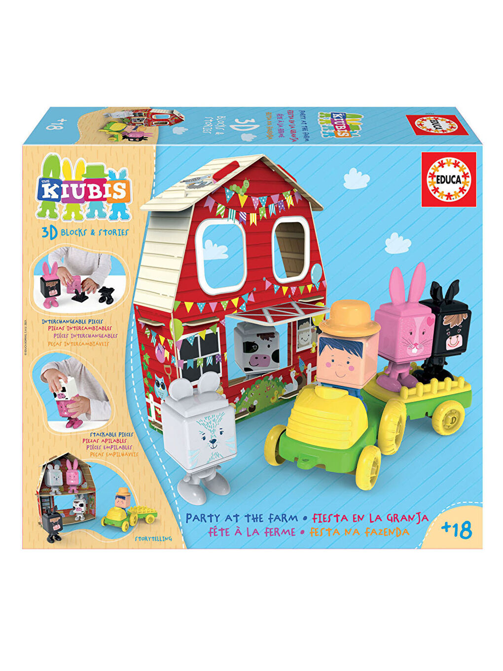 Çocuk Puzzle Fiesta En La Grnja The Kiubis 19224