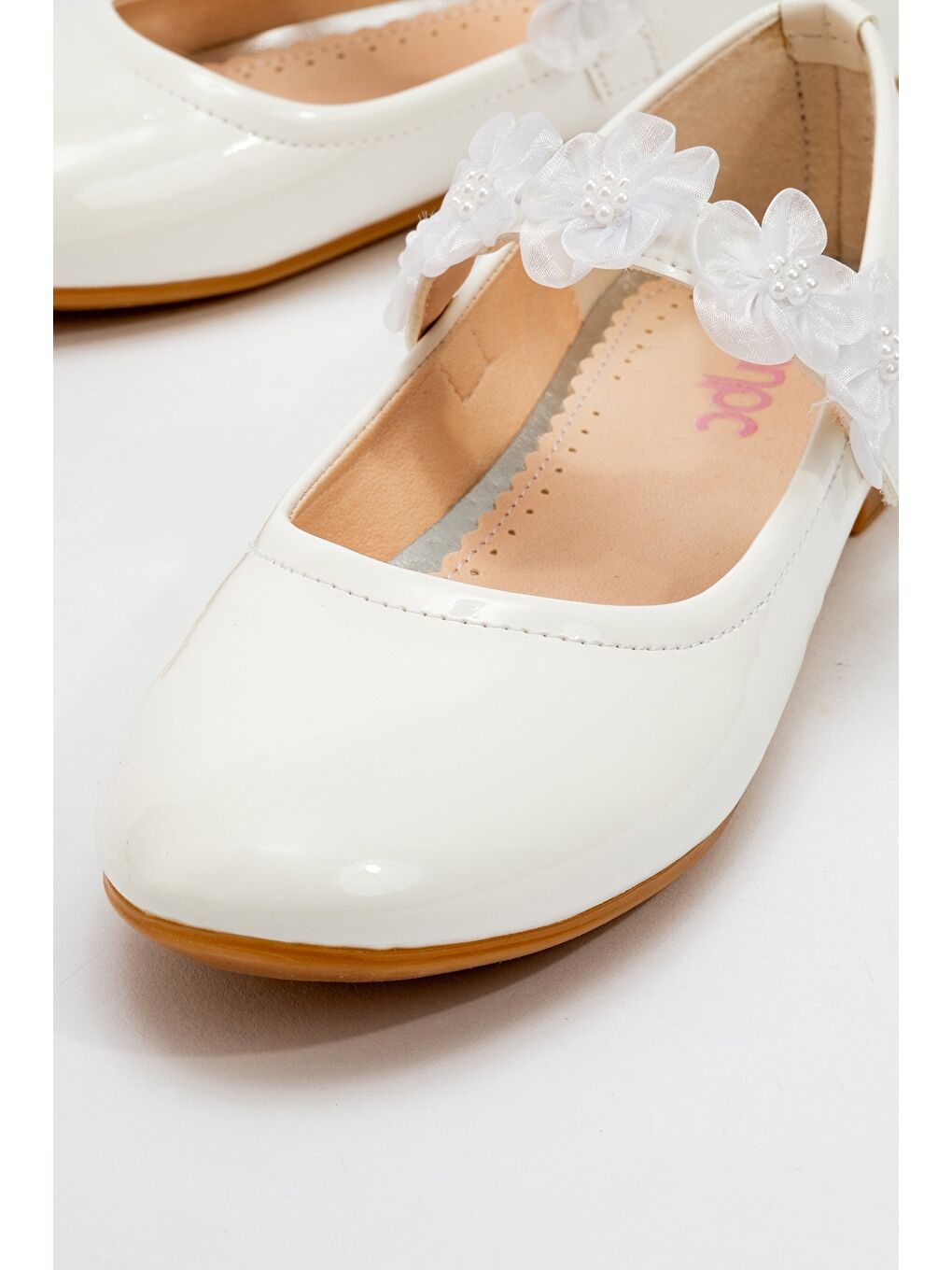 Kız Çocuk Beyaz Fashion Babet-1