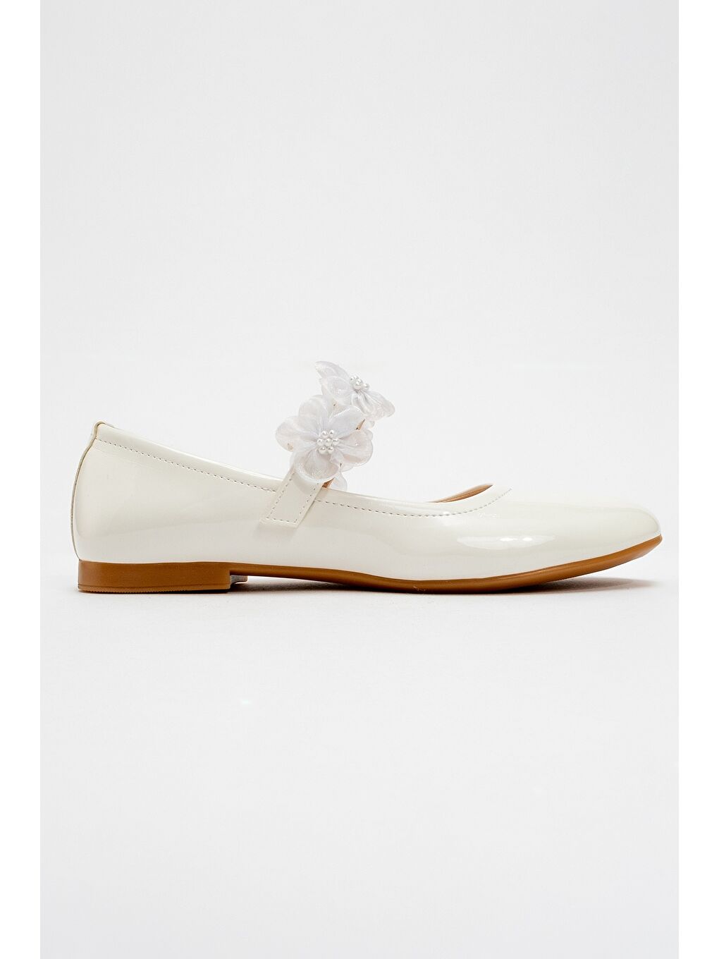 Kız Çocuk Beyaz Fashion Babet-3