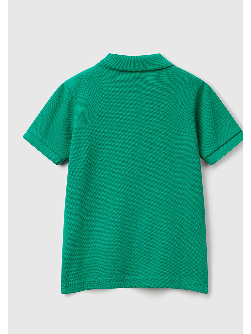 Erkek Çocuk Yeşil Logolu Pike Polo T-Shirt-1