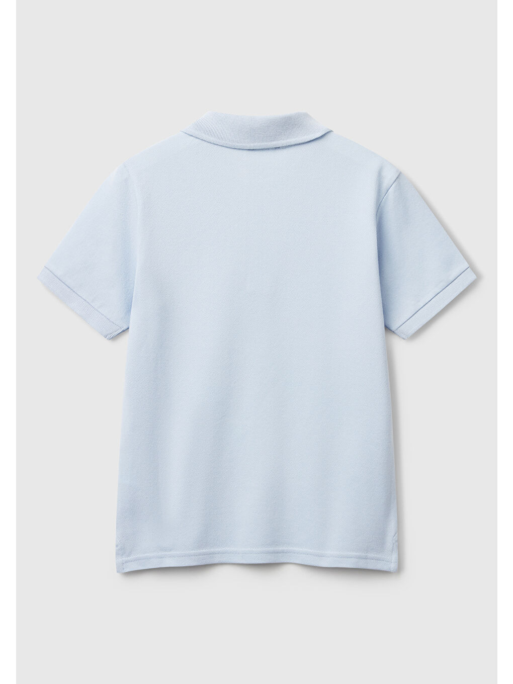 Erkek Çocuk Açık Mavi Logolu Pike Polo T-Shirt-1