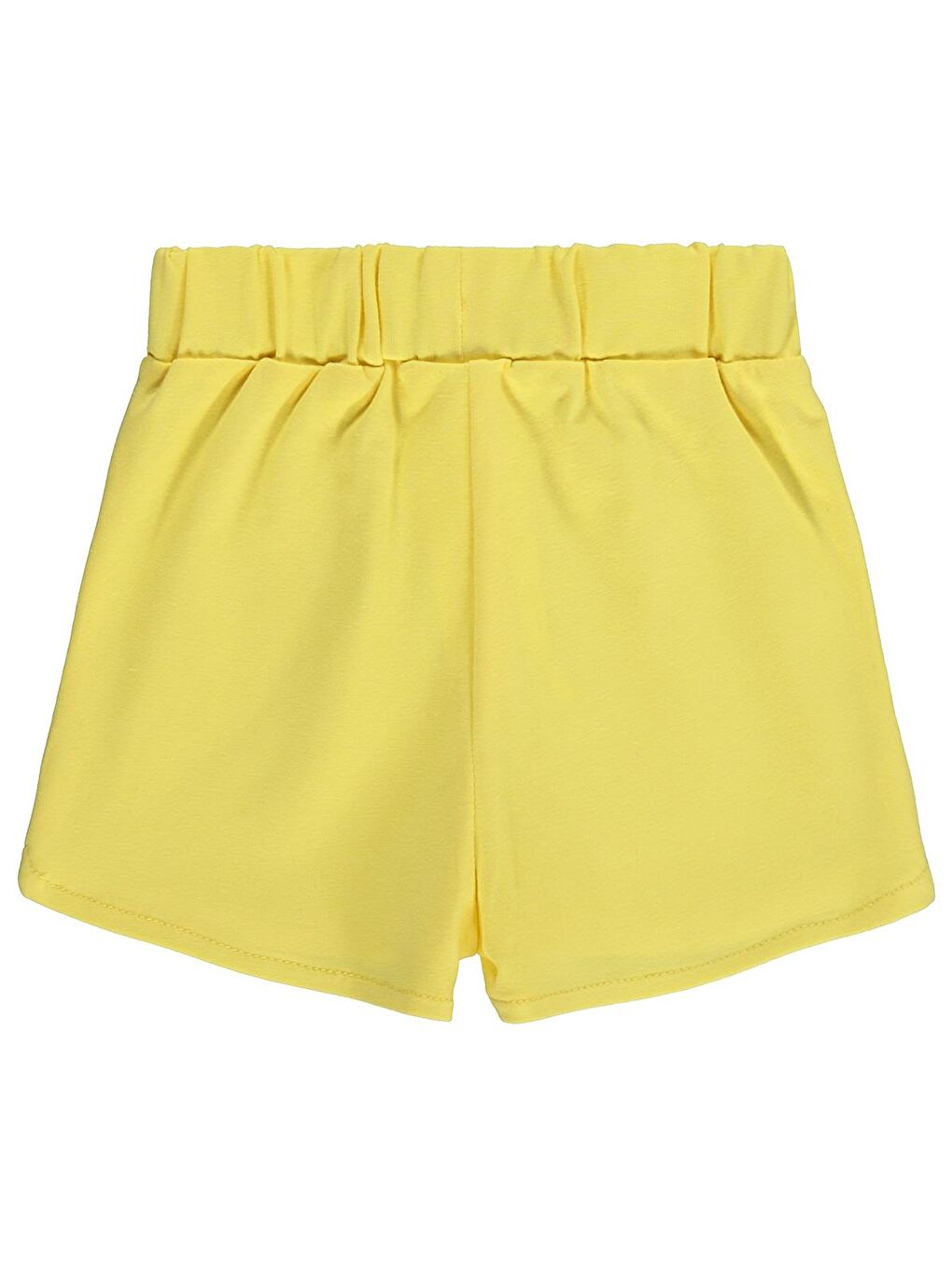 Baby Düz Basic 6-18 Ay Şort Km - Sarı 6-9 Ay-1