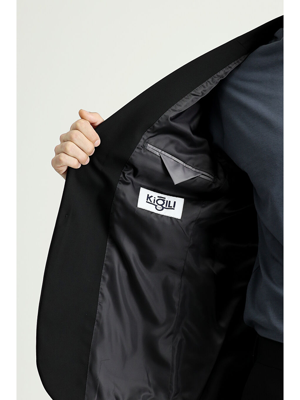 Siyah Regular Fit Süper Esnek Takım Elbise-6