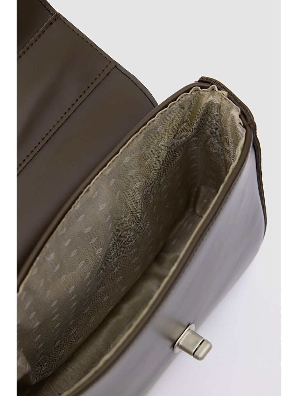 Kahverengi Cobble Small Çapraz Çanta Kahve-5