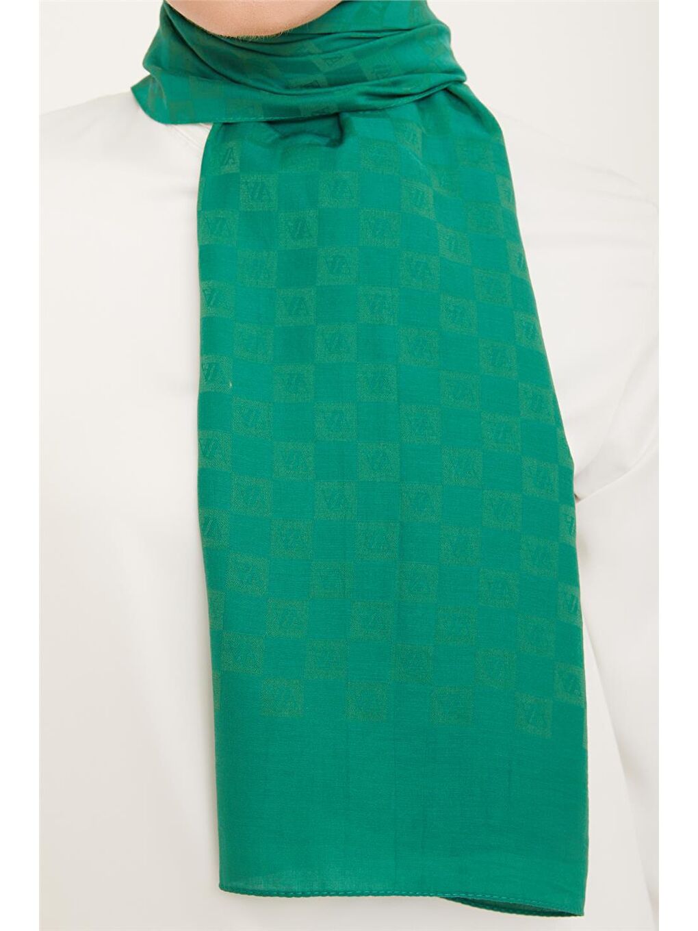 Yeşil Trend P.Monogram Şal2 21135-1