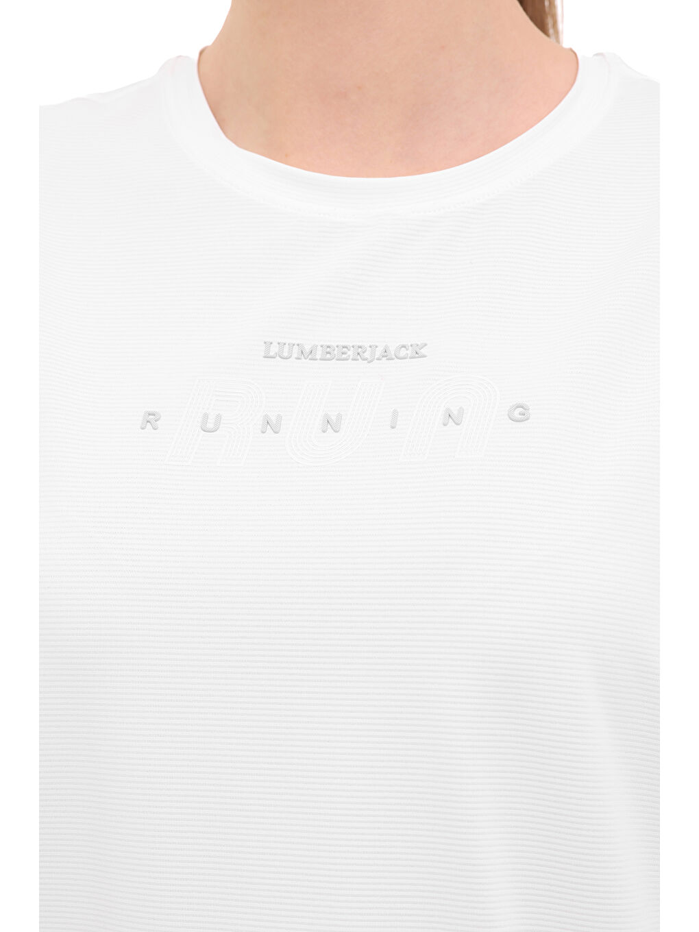 WL 11PEAK-3 6FX Beyaz Kadın Kısa Kol T-Shirt-3