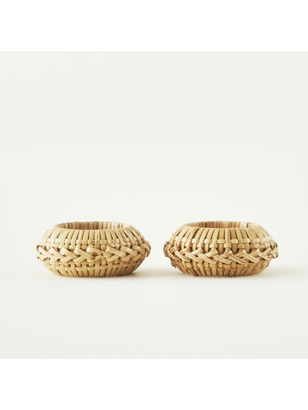 Bej Varna 2'li Peçete Halkası Naturel (6x3 cm)