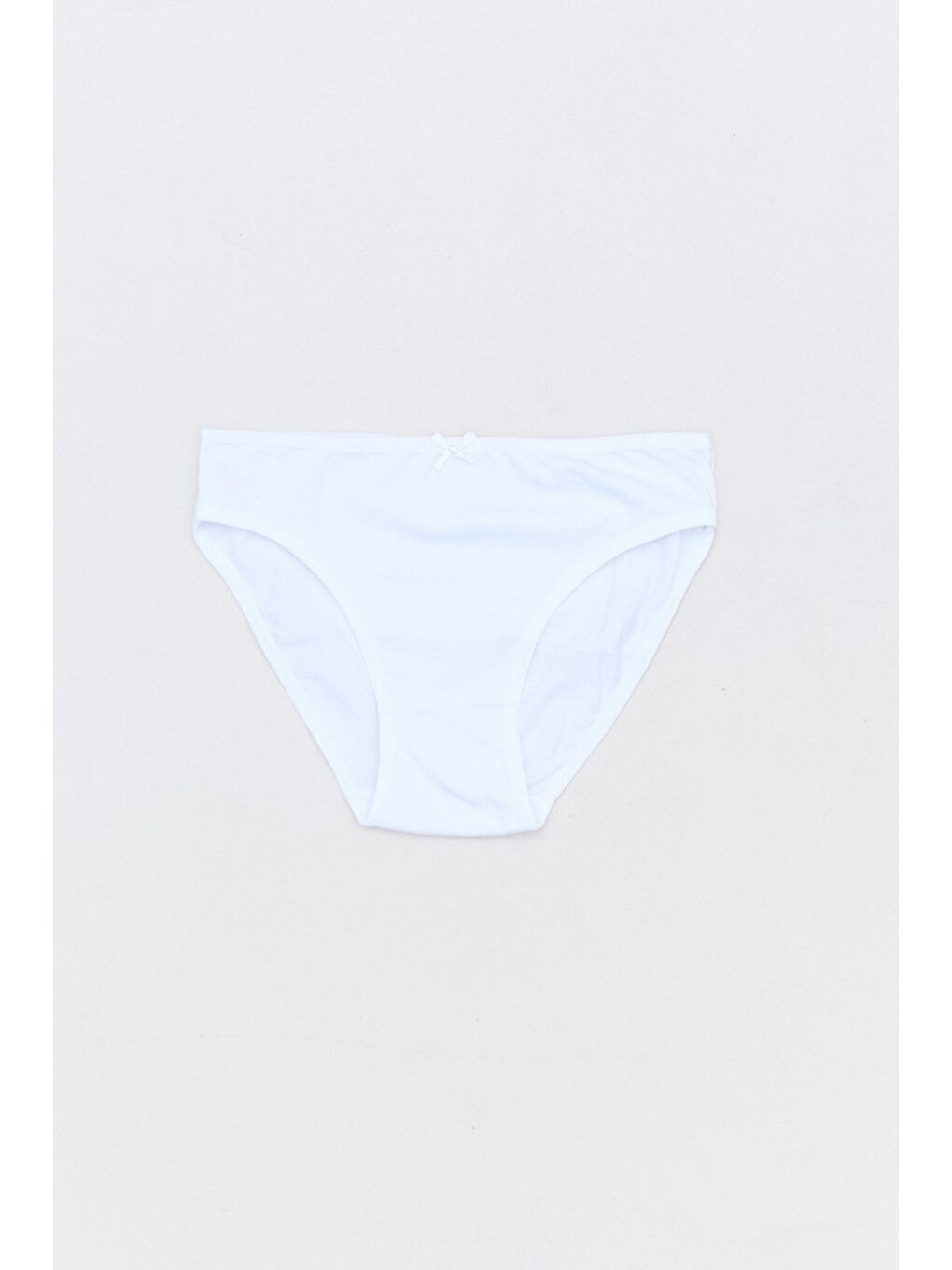 Beyaz Çizgili Kalp Baskılı 3 Lü Kız Çocuk Külot-1