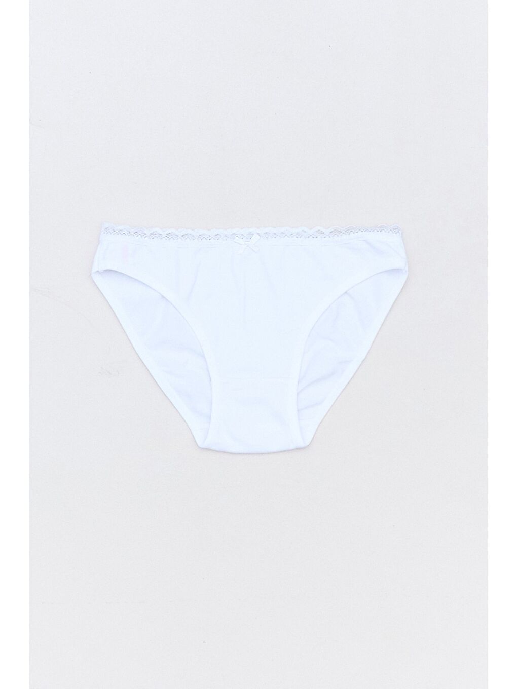 Beyaz Çizgili Kalp Baskılı 3 Lü Kız Çocuk Külot-3