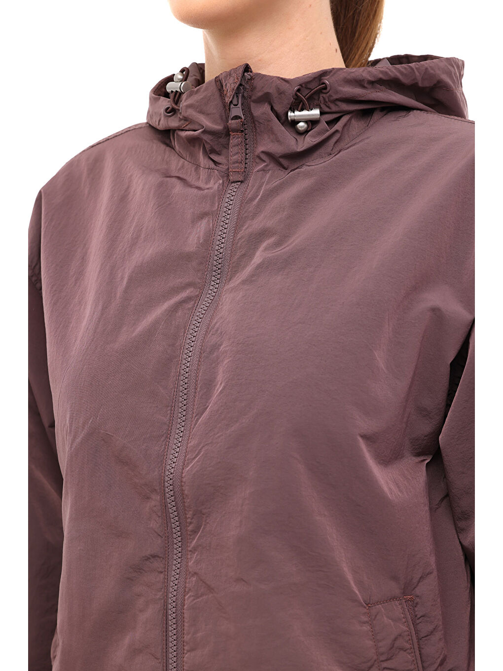 WL 8OWENS 5PR Mor Kadın Yağmurluk-3