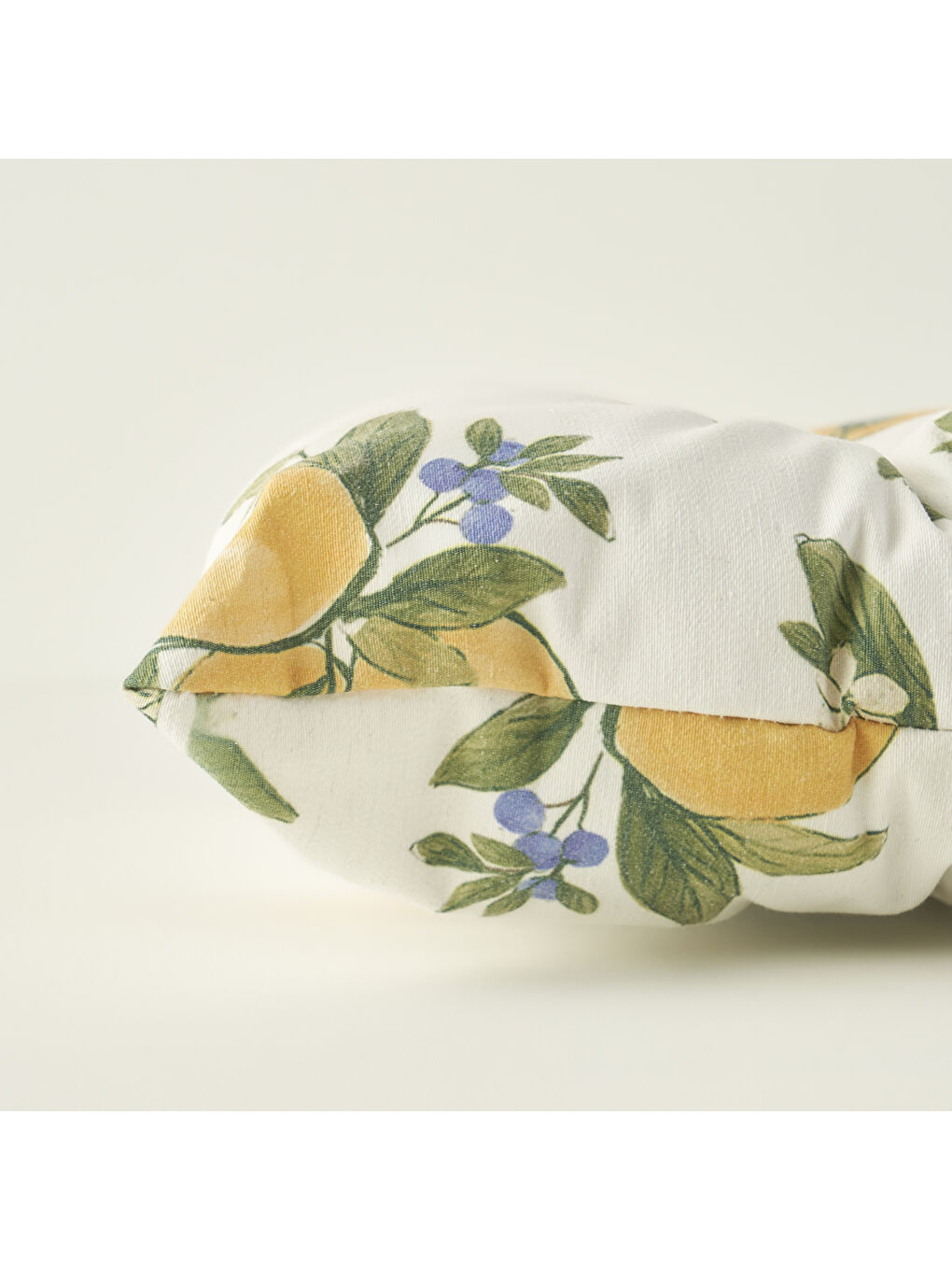 Lemoncello Yellow Baskılı Sandalye Minderi Sarı (40x40 cm)-1