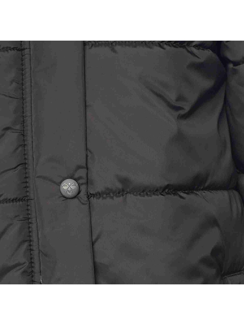 Mastil Çocuk Siyah Kapüşonlu Mont-3