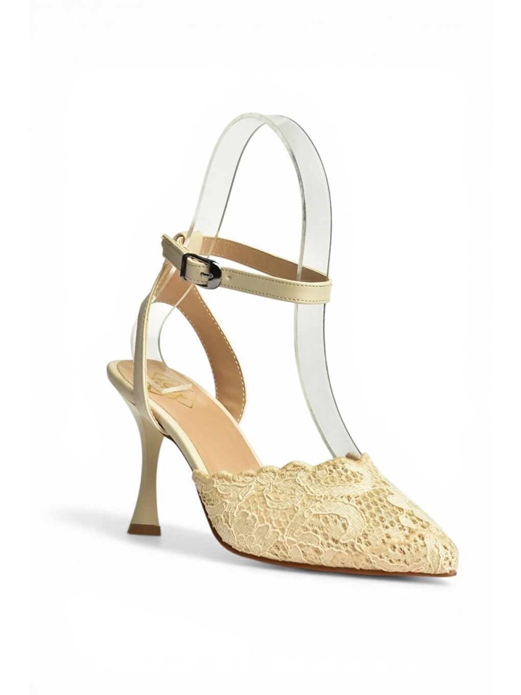 Bej Kadın Topuklu Ayakkabı Y752044206-4