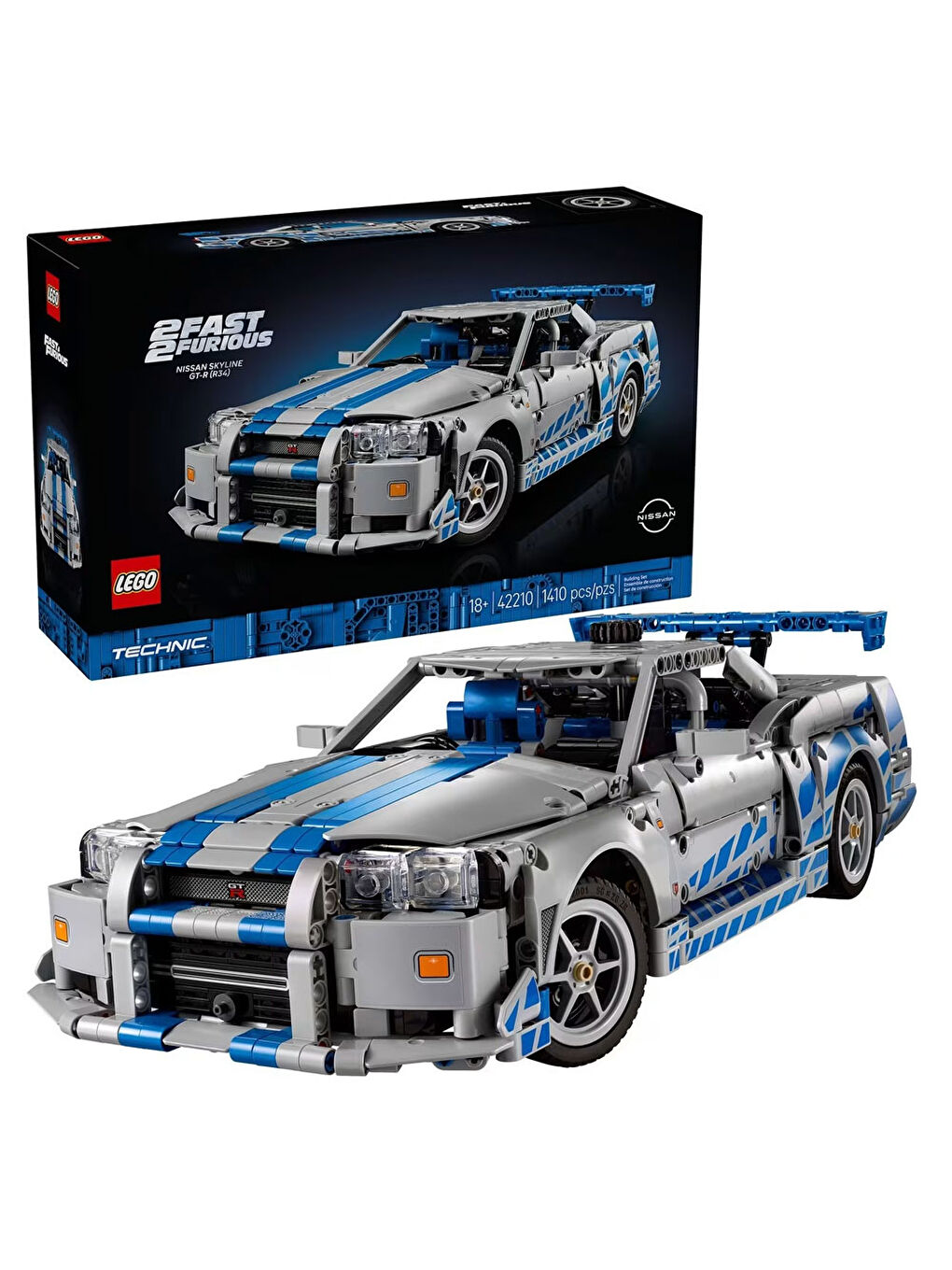 Technic Hızlı Öfkeli Nissan Skyline GT-R 42210
