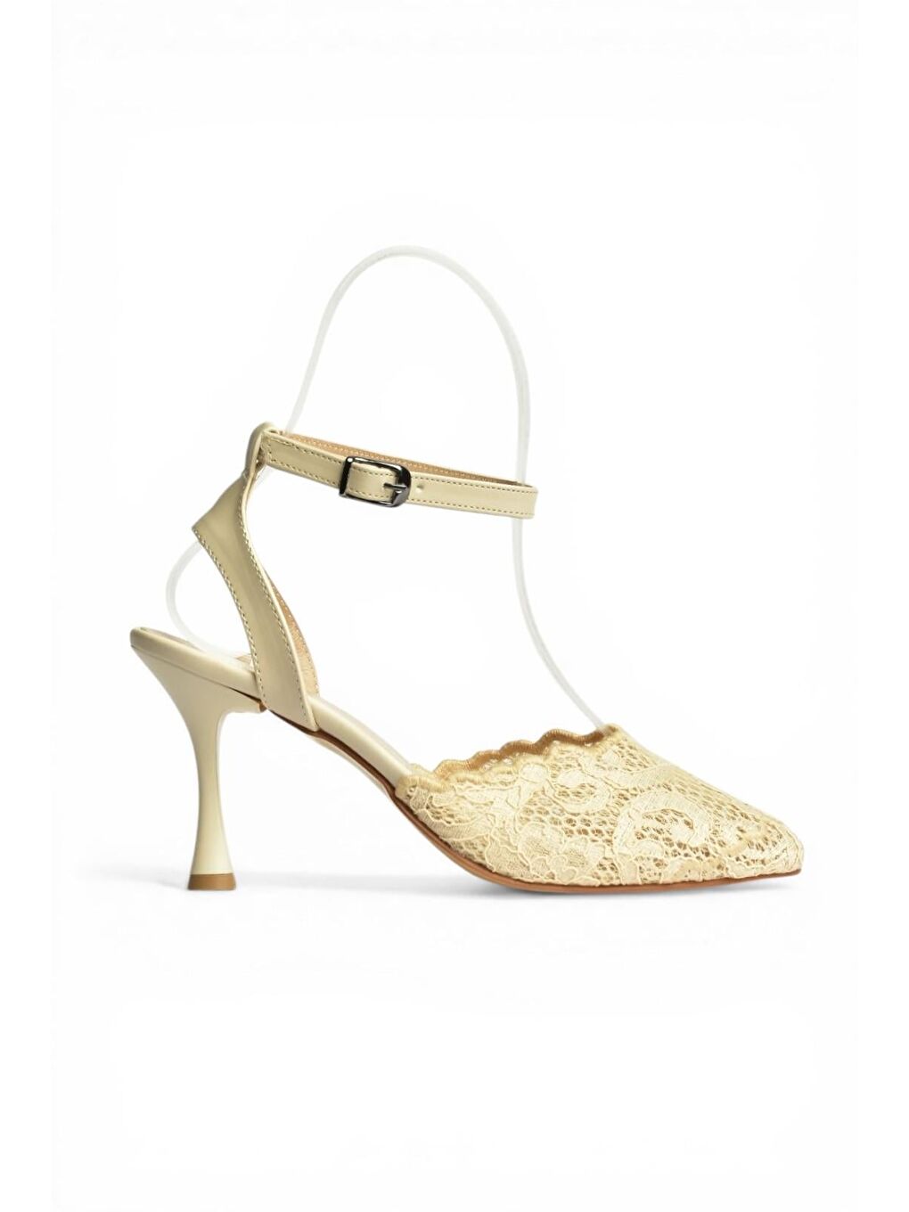 Bej Kadın Topuklu Ayakkabı Y752044206-5