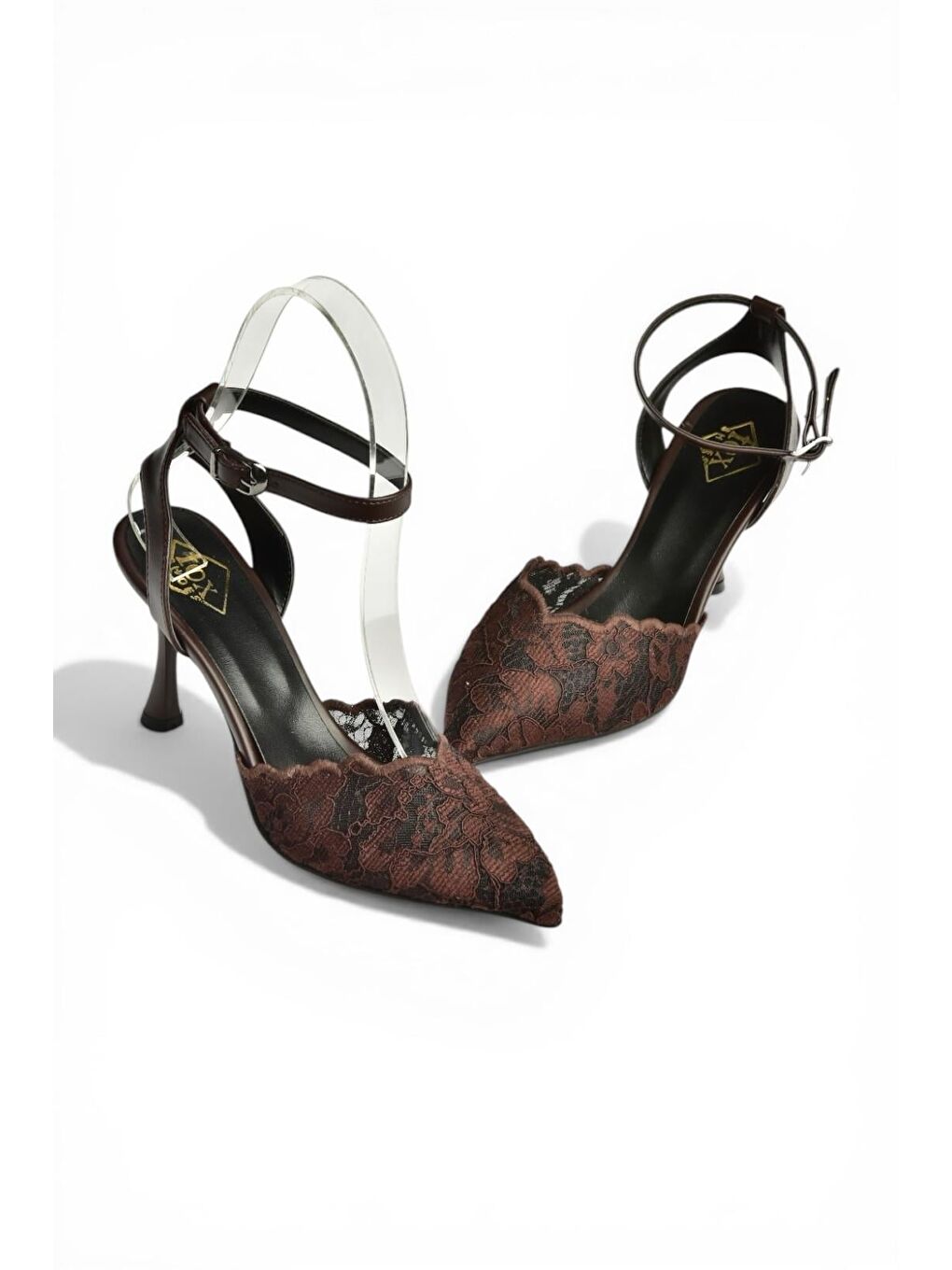 Kahverengi Kadın Topuklu Ayakkabı Y752044206-3