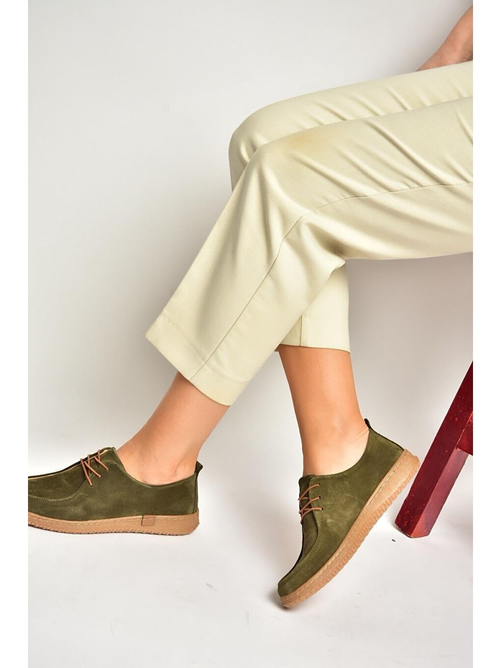 Haki Kadın Ayakkabı Y555323002-1