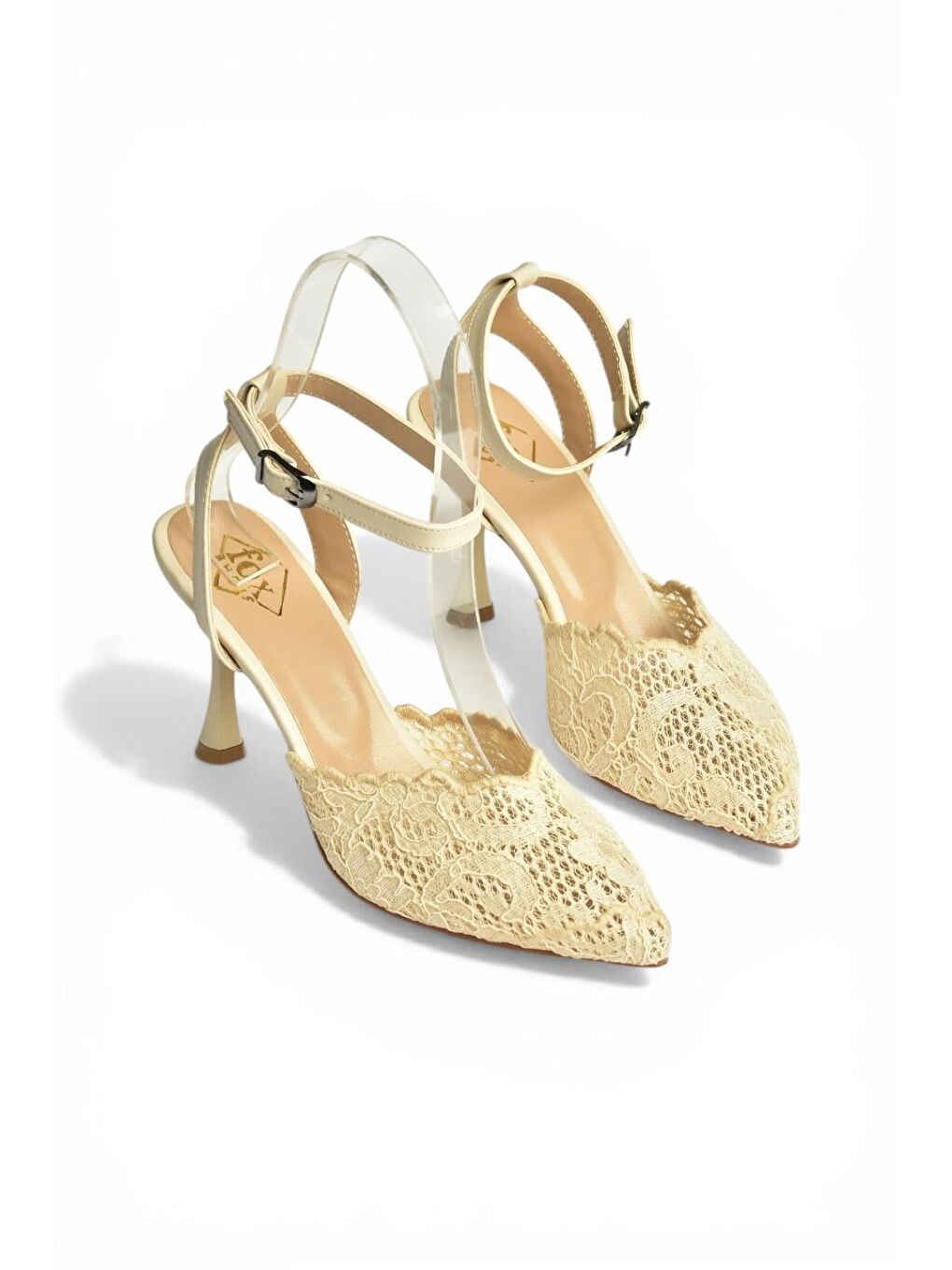 Bej Kadın Topuklu Ayakkabı Y752044206-6