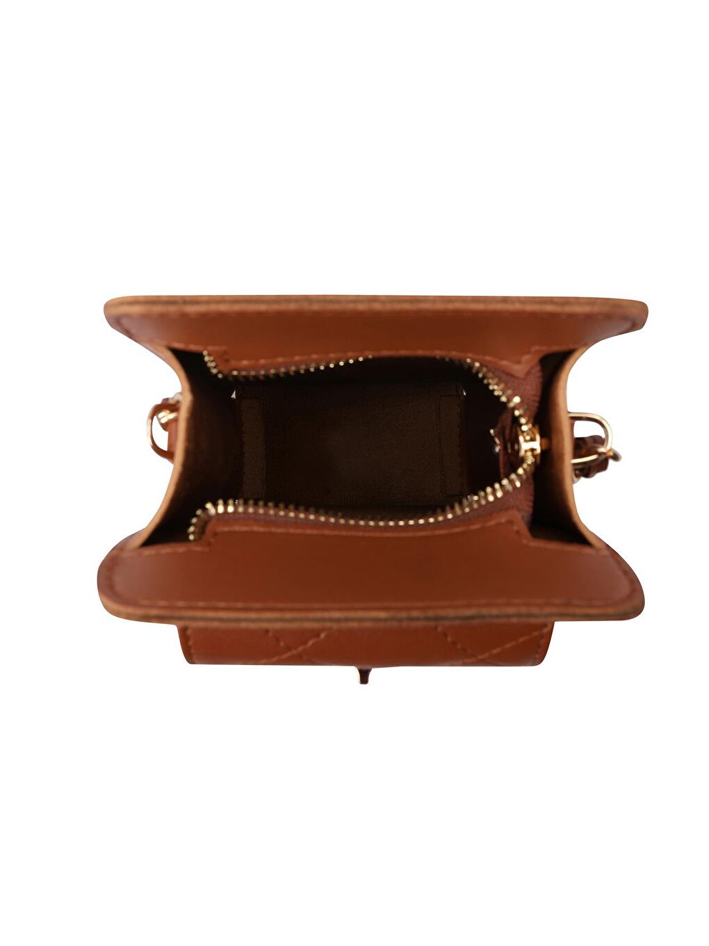 Sarı Kadın Zincir Askılı Omuz Çantası-6