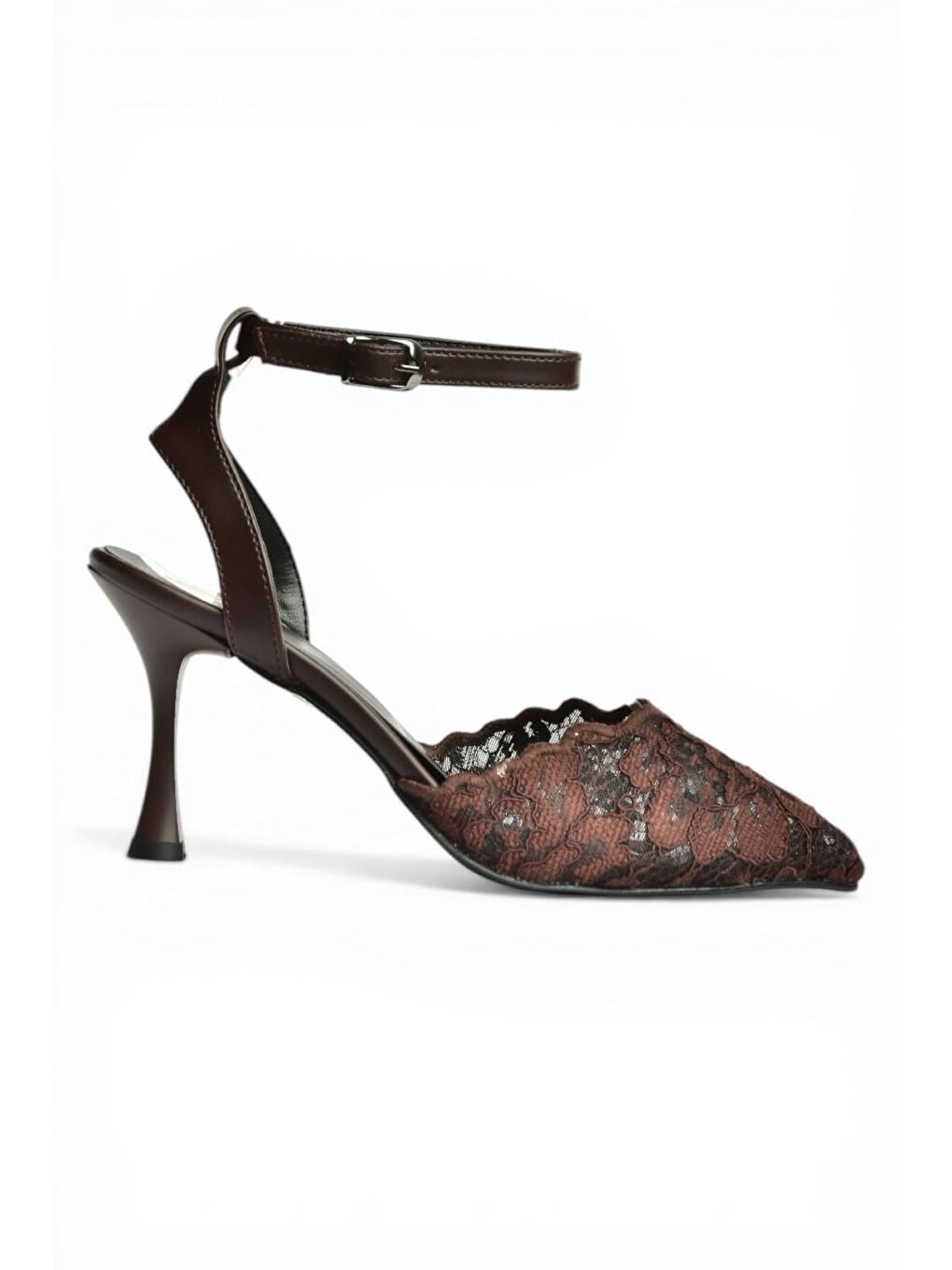 Kahverengi Kadın Topuklu Ayakkabı Y752044206-5