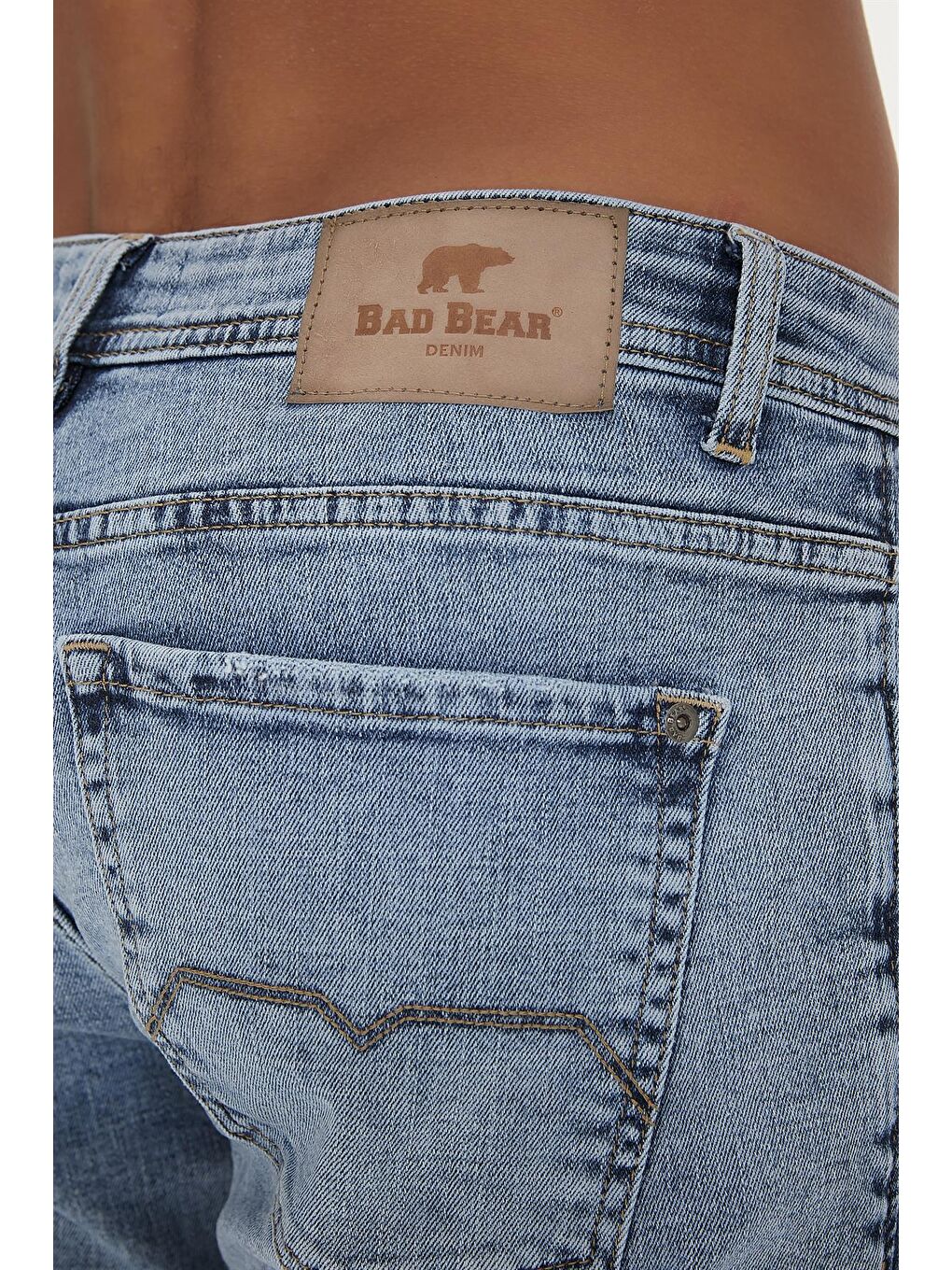 Bad Bear Franco Jeans Buz Mavi Erkek Denim Pantolon - 3