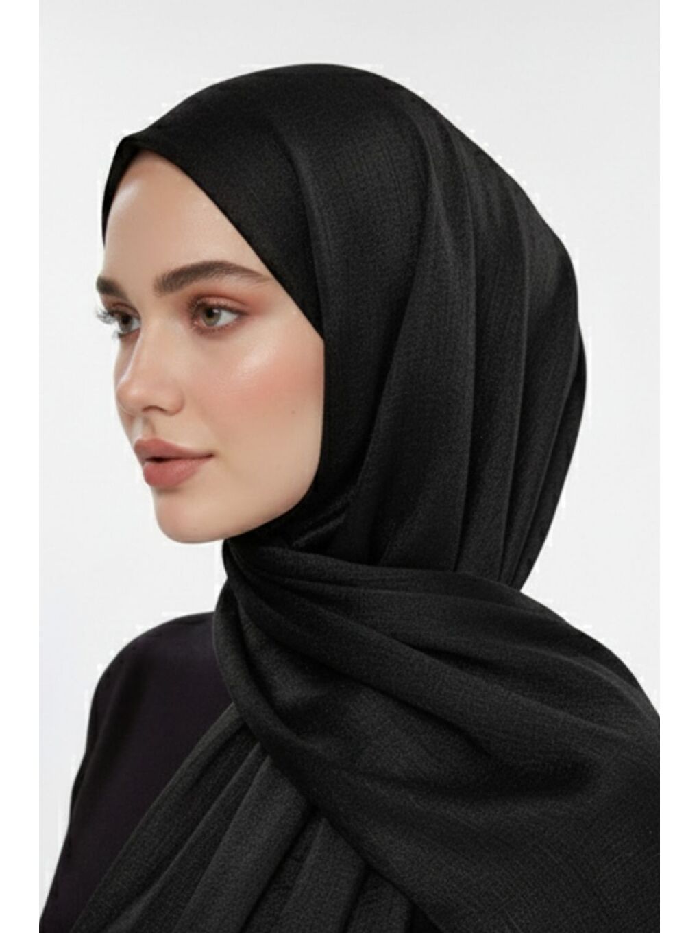 Sim Dokulu Siyah Şal-1