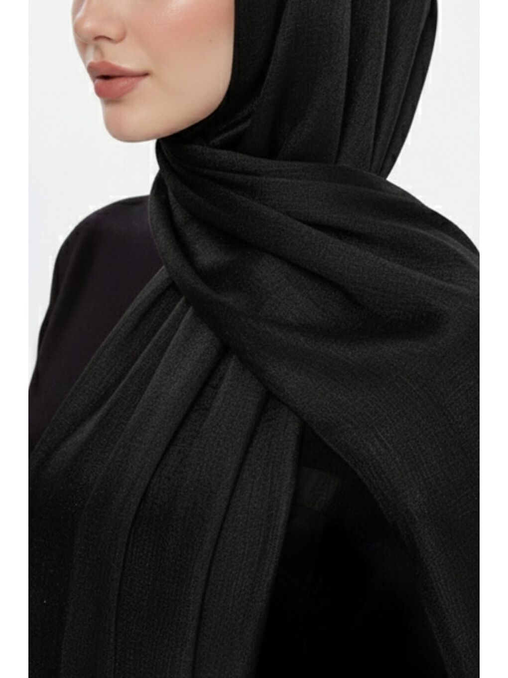 Sim Dokulu Siyah Şal-2