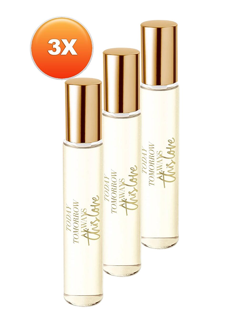 AVON Renksiz TTA This Love Kadın Parfüm Edp 10 Ml. Üçlü Set - 1