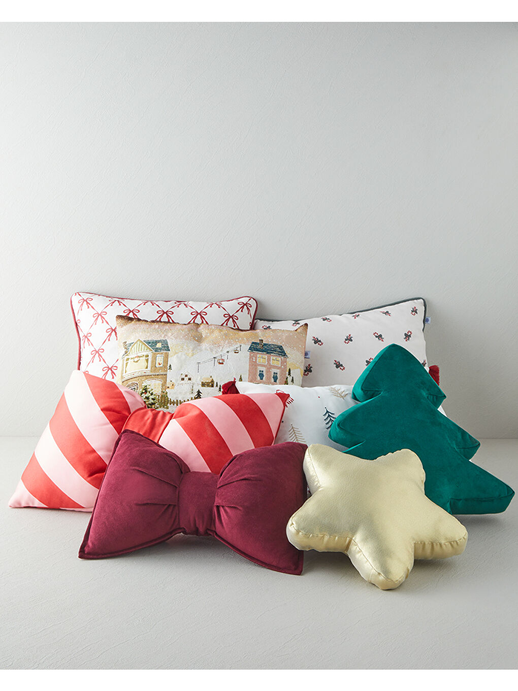 Twinkle Dekoratif Kırlent 35x55 cm Kırmızı-2