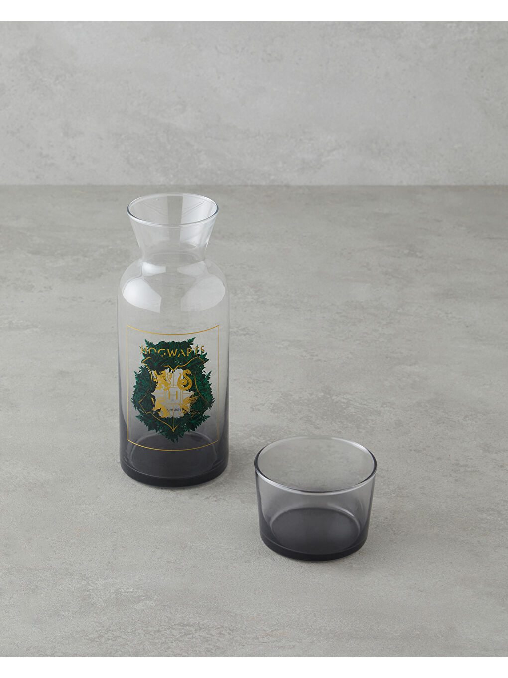 Beyaz Harry Potter Cam Lisanslı Başucu Sürahi 700 Ml + 220 Ml Renkli-1
