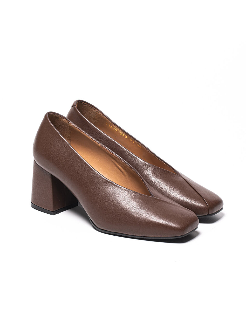 Kahverengi Kadın Topuklu / Stiletto 230 42 Leather-2