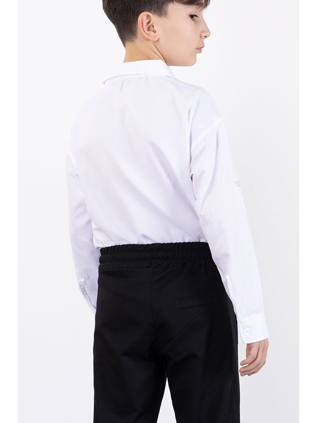 Ekru Erkek Çocuk Gömlek Pantolonlu 2'li Takım 20433-4