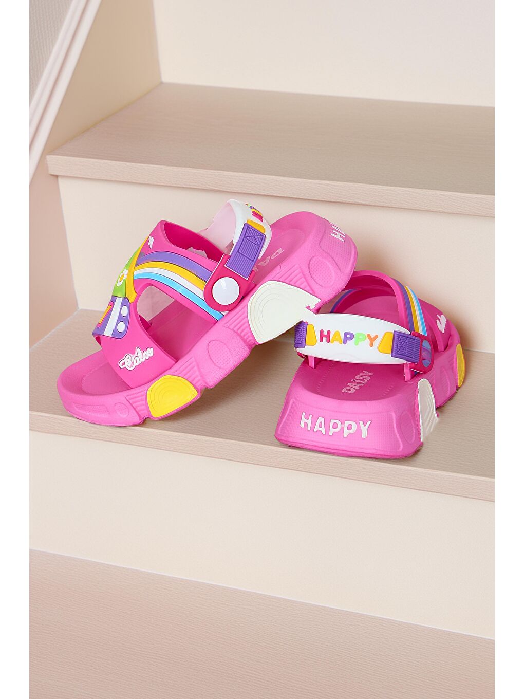 Kadın Fuşya Çocuk Sandalet Terlik - 27561