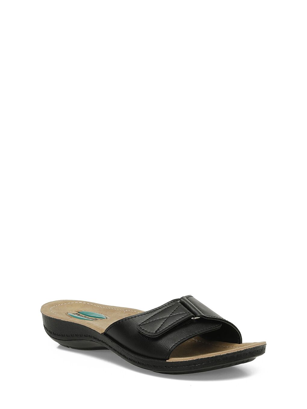 161197.Z5FX Siyah Kadın Ev Terliği-1