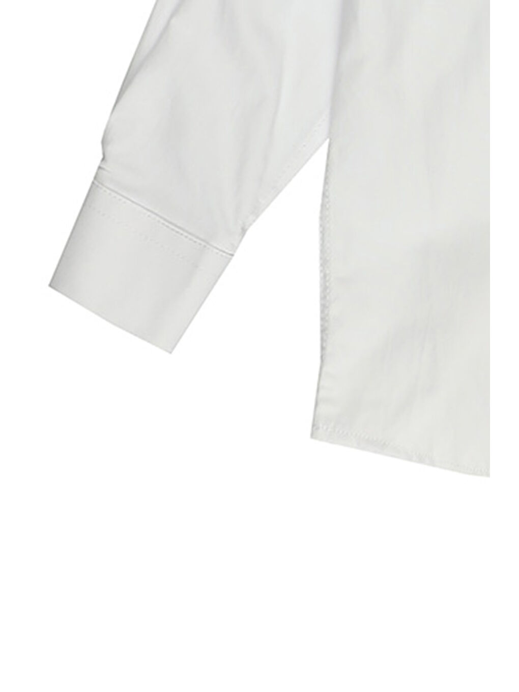 Erkek Bebek Ata Yaka Beyaz Gömlek-2