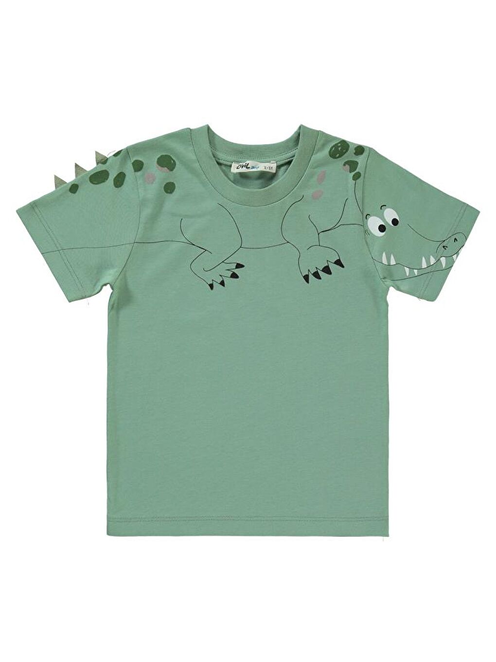 Haki Boys Timsah Baskılı 2-5 Yaş Takım-2