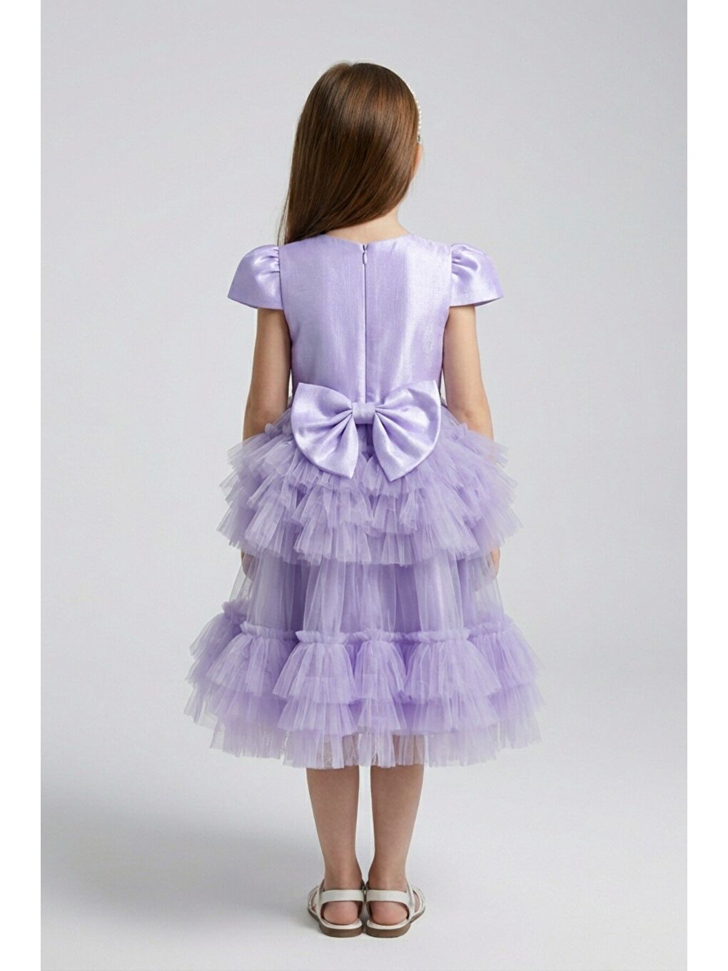 Lila Kız Çocuk Abiye-2